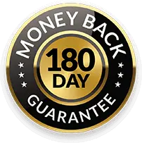 180 Days Money-Back-Guarantee